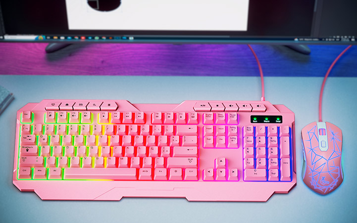 Xtech - Keyboard and mouse set - Wired