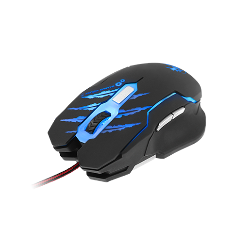 Mouse para Gaming Xtech XTM-610 Lethal Haze - Resolución ajustable de hasta 3200 ppp - Luces LED de 4 colores