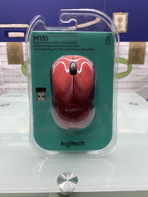 Logitech M185 - Mouse - ambidiestro
