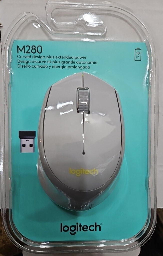 Logitech M280 - Mouse - para diestros