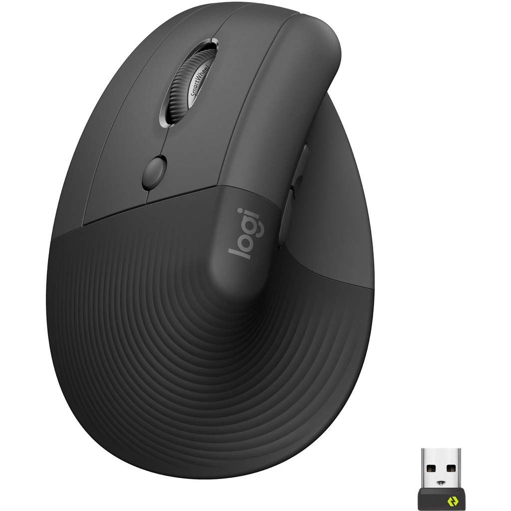 Logitech Lift Left Vertical Ergonomic Mouse - Ratón vertical - ergonómico