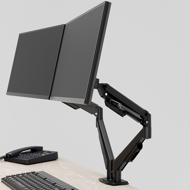 Klip Xtreme - Desktop to monitor mounting kit - Dual