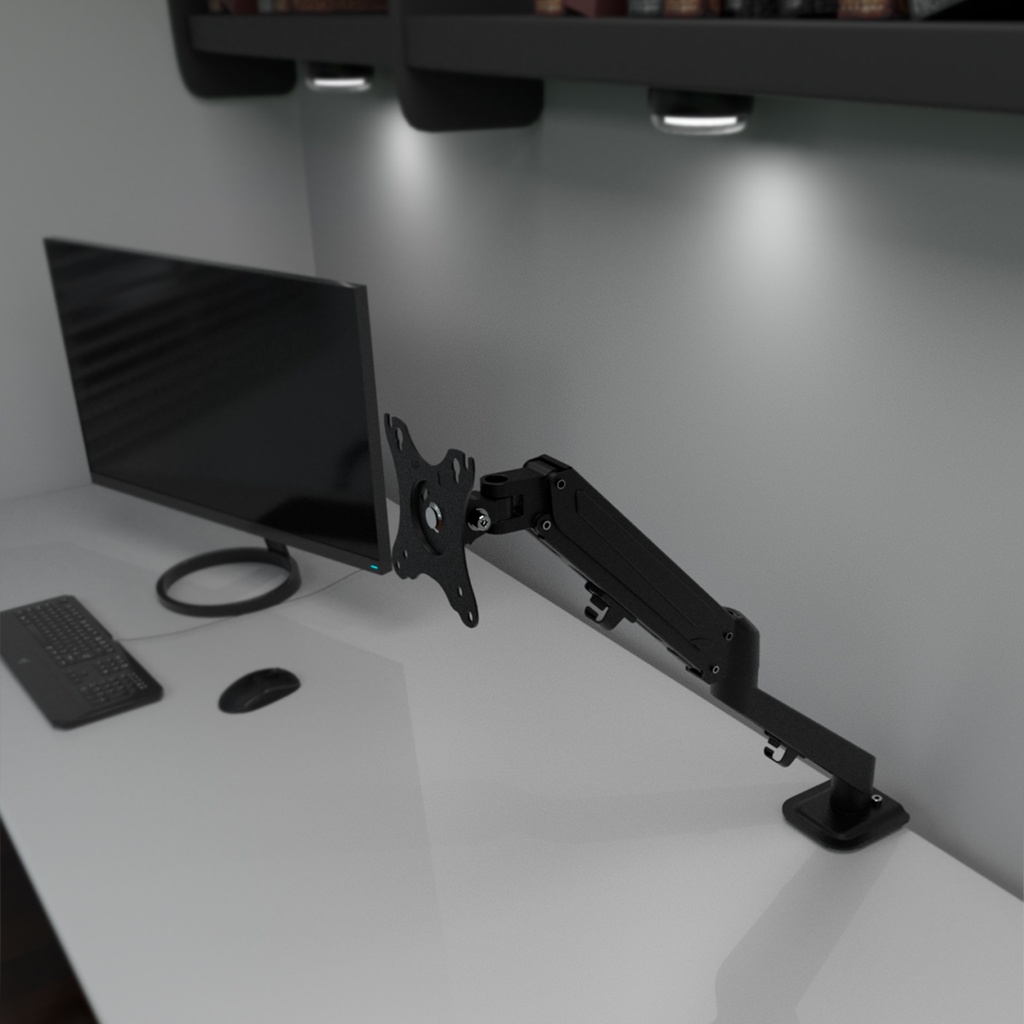 Klip Xtreme - Desktop to monitor mounting kit - Pneumatic spr 17-27"