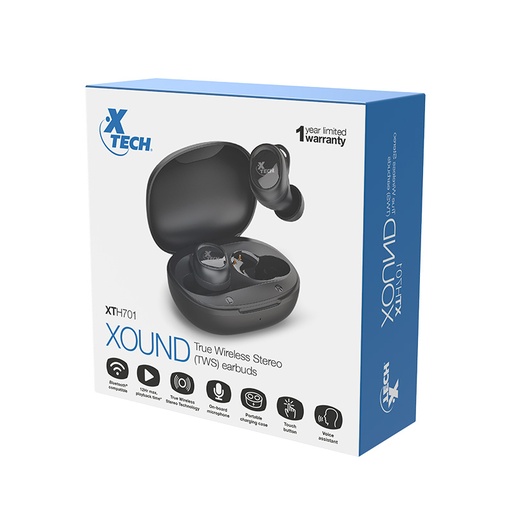 [XTH-701] Xtech - XTH-701 - Audífonos inalámbricos (TWS)
