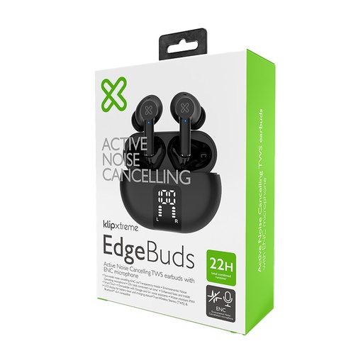 [KTE-755BK] Klip Xtreme - Audífonos inalámbricos (TWS) - Para Phone / Para Portable electronics / Para Tablet