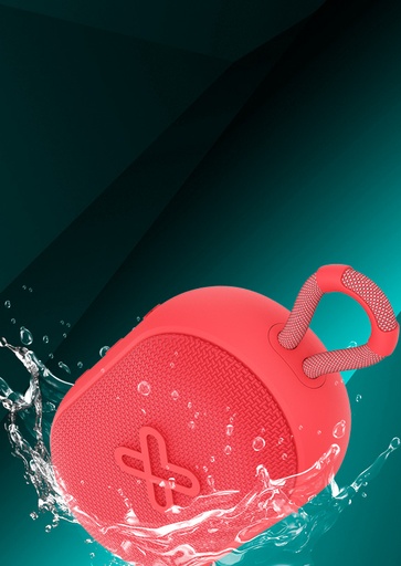 [KBS-030RD] Klip Xtreme KBS-030RD - Speaker - Bright red