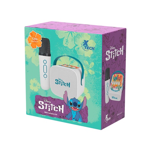 [XTS-D622ST] Xtech - Disney Stitch Mini Karaoke kit - XTS-D622ST