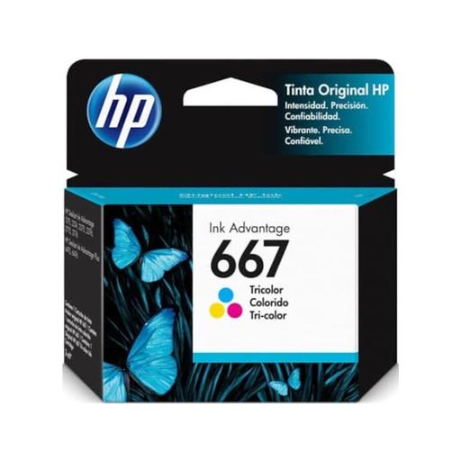 [3YM78AL] HP - 667 - Cartucho de tinta